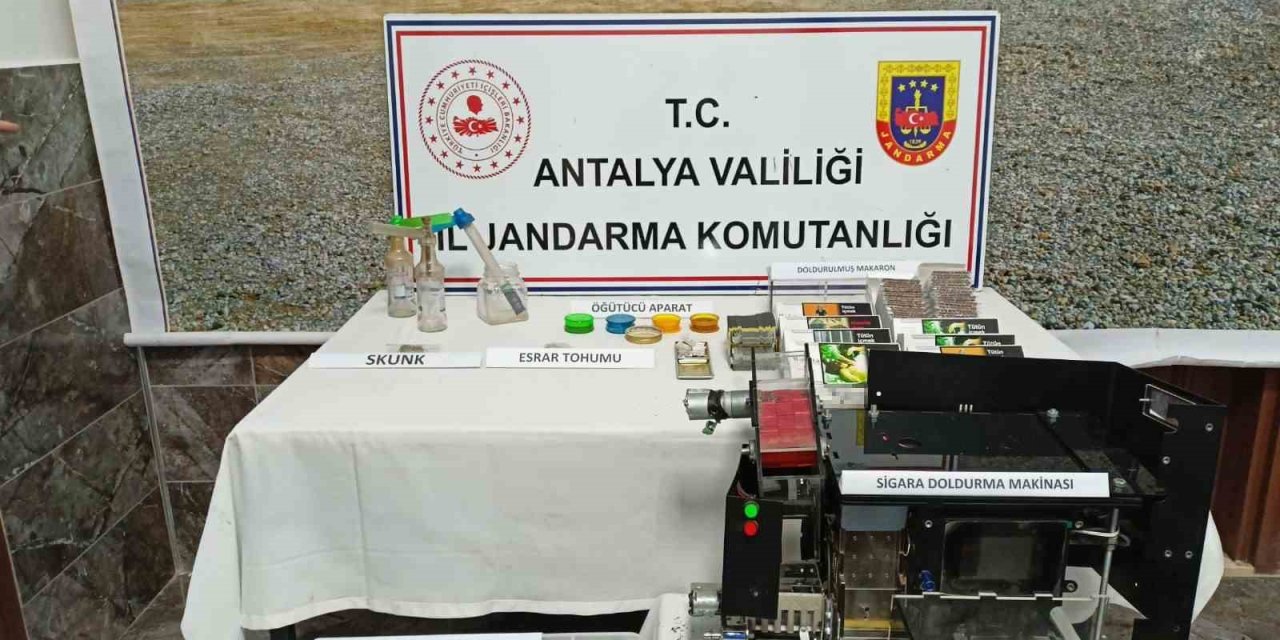 Antalya’da Jandarma Uyuşturucu Tacirlerine Göz Açtırmıyor