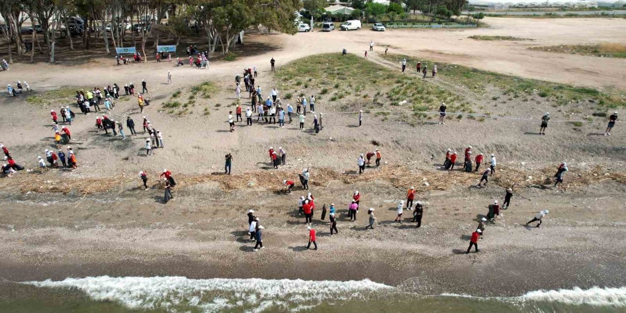 Akdeniz’de Caretta Carettaların Yuvalandığı Alanlar Temizlendi