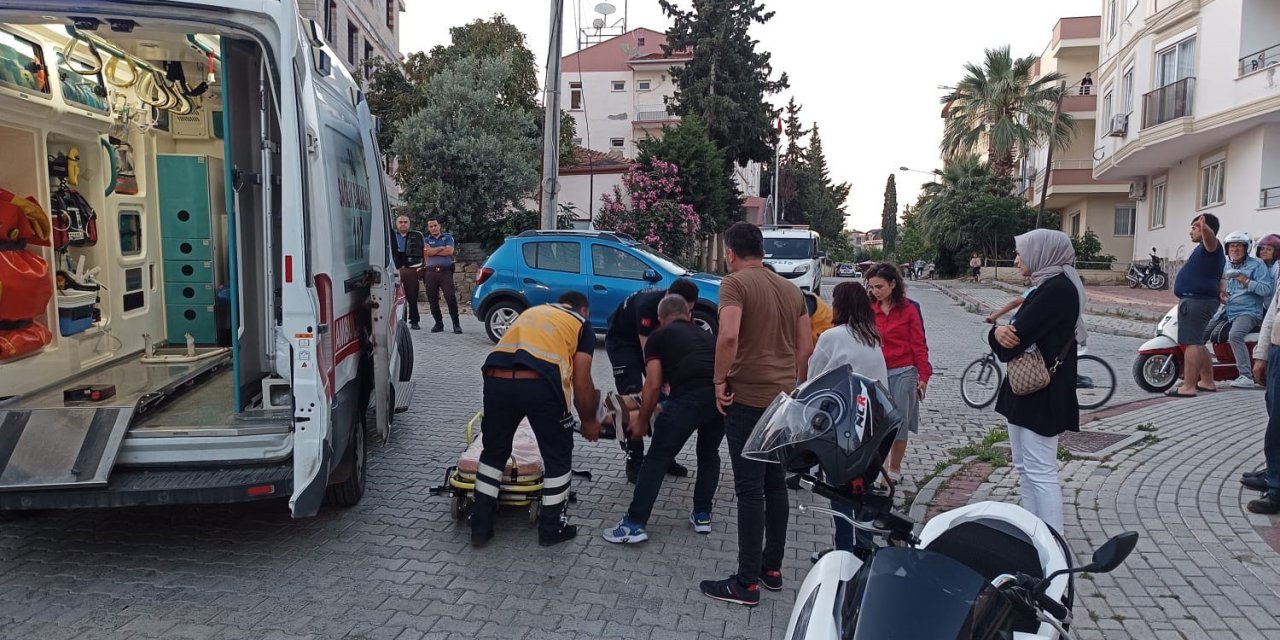 Otomobille Motosiklet Çarpıştı: 1 Yaralı