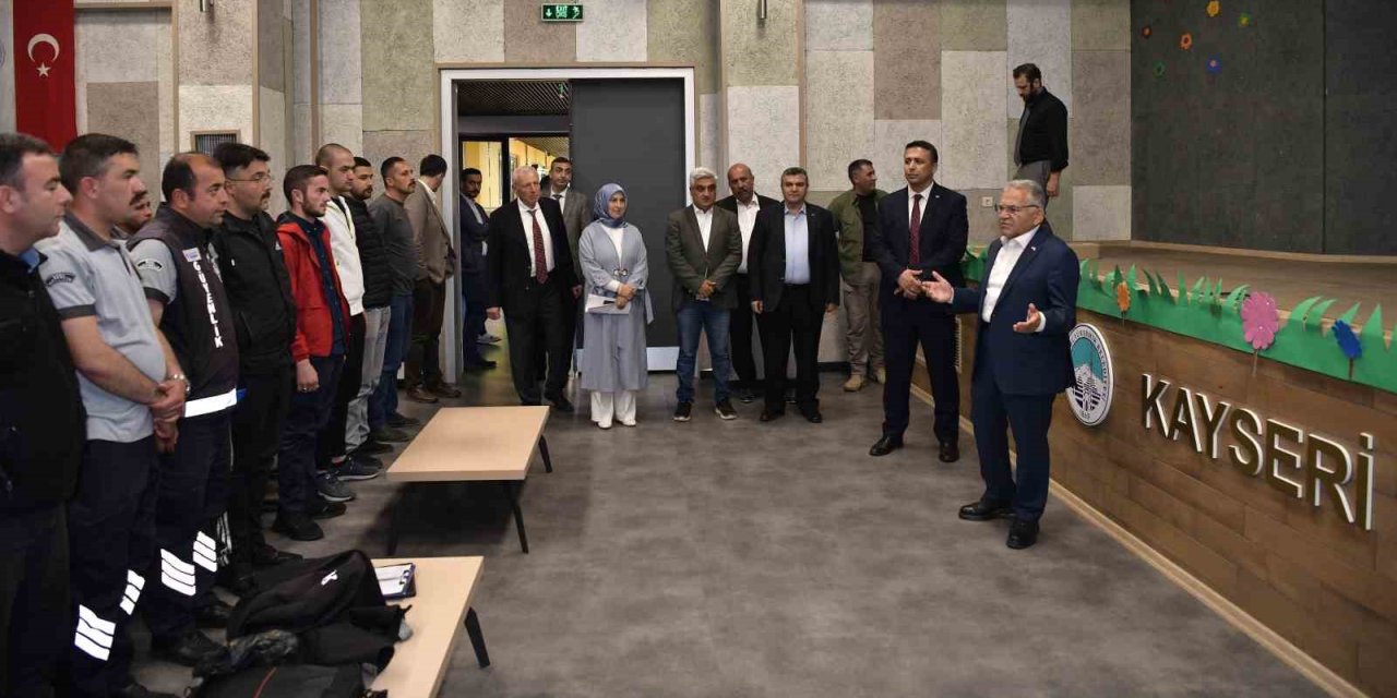 Başkan Büyükkılıç’tan Ulaşım A.ş. Personeline: "mesele Toplumun Huzuru"