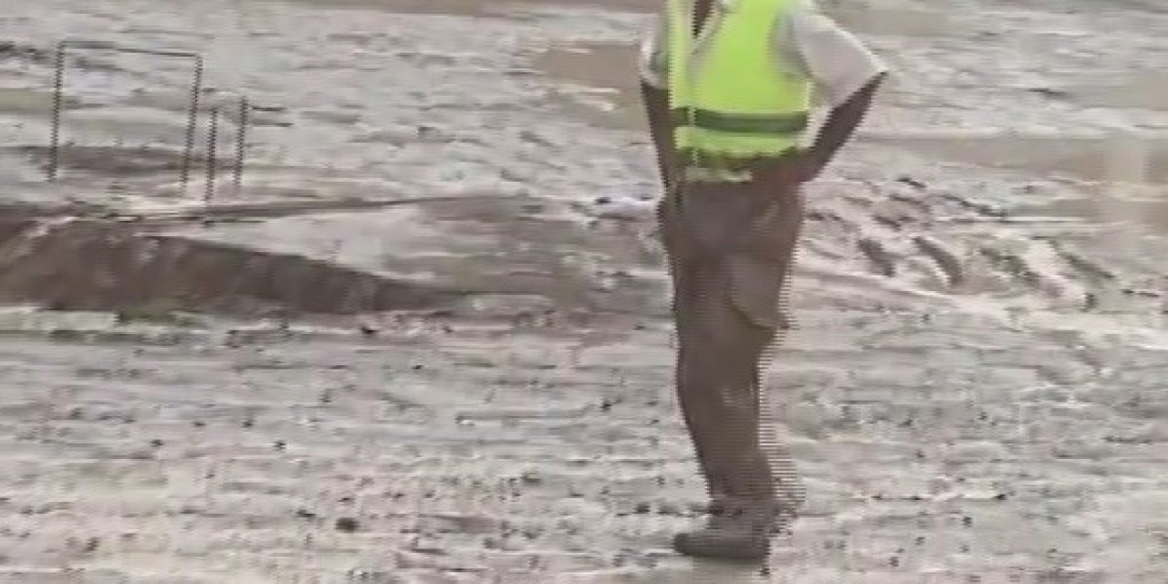 Kayseri’de Sağanak Yağış Etkili Oldu