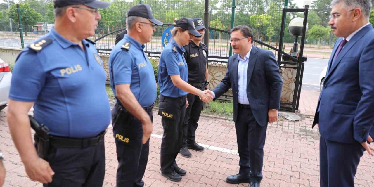 Vali Çiçek’ten İl Emniyet Müdürlüğü’ne Ziyaret