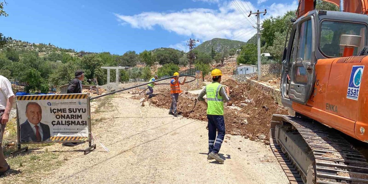 Kaş Aklar’ın İçme Suyu Sorunu Çözülüyor