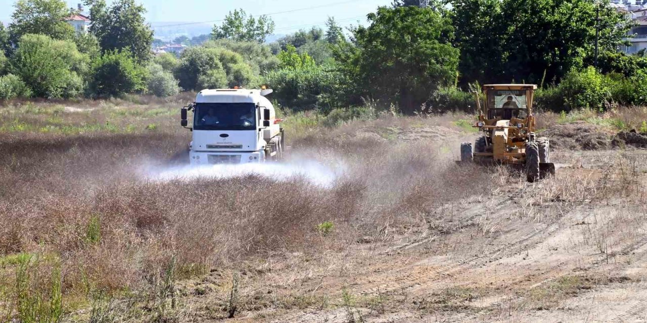 Manavgat Belediyesi’nden Yangın Önlemi