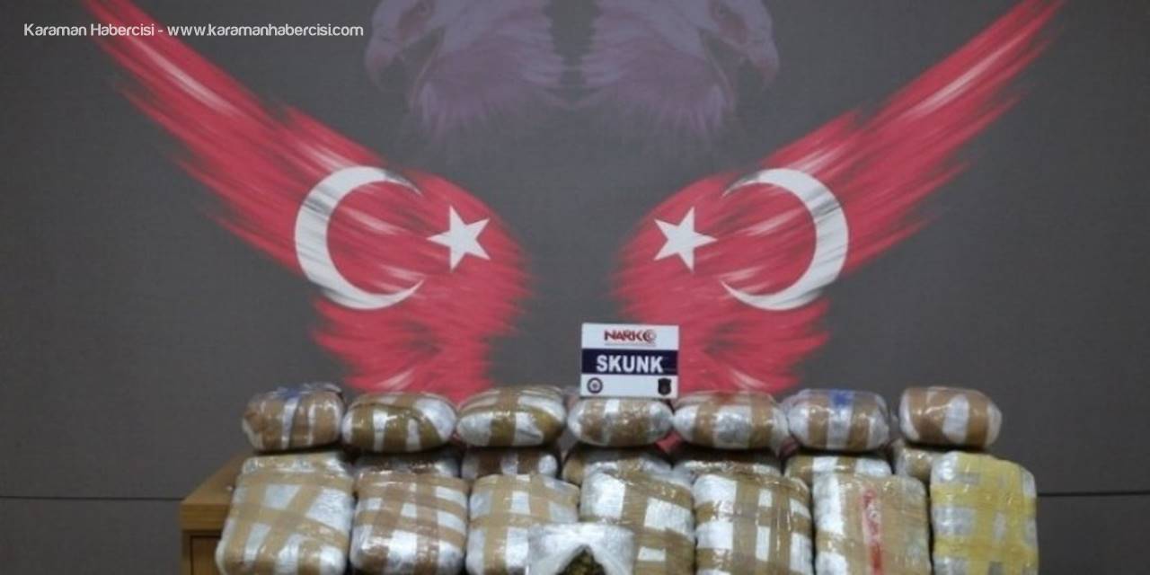 Mersin’de 5 Milyon Lira Değerinde 109 Kilo Skunk Ele Geçirildi