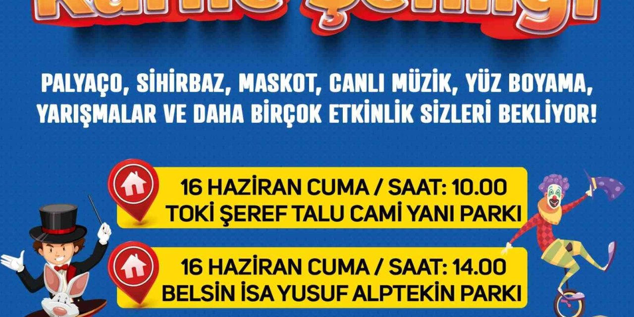 Melikgazi’de Çocuklara ‘karne Şenliği’