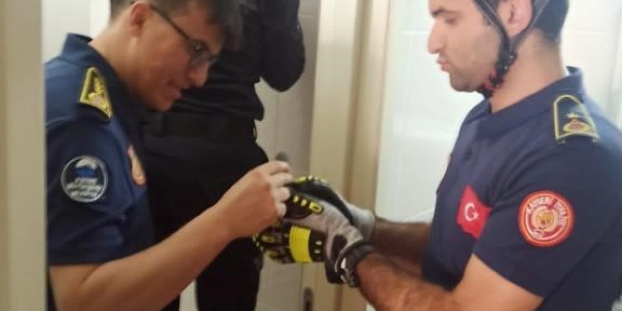 İtfaiyeden 1 Saatlik Güvercin Kurtarma Operasyonu