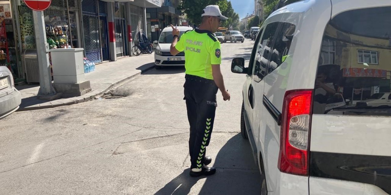Karapınar’da Trafik Kurallarına Uymayan Sürücülere Ceza