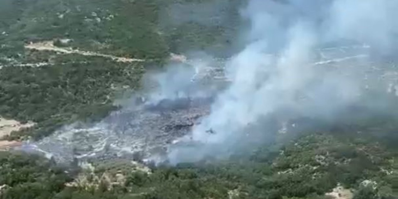 Kaş’ta Orman Yangını