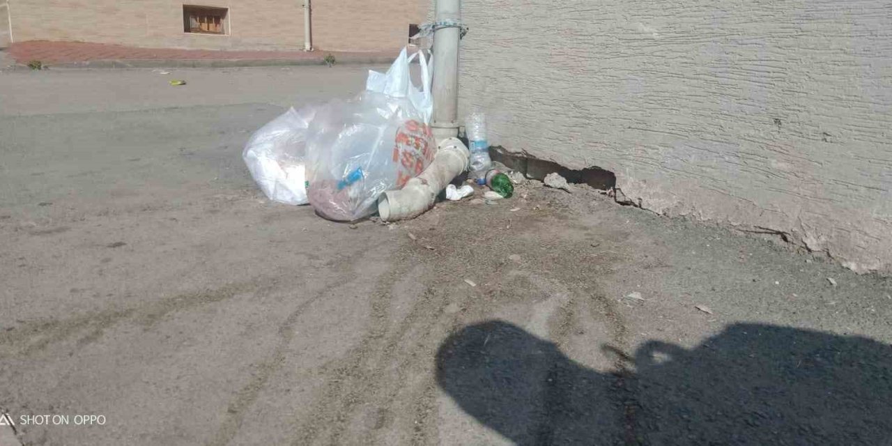 Vatandaşlar Çöp Konteynırı Olmamasından Yakındı