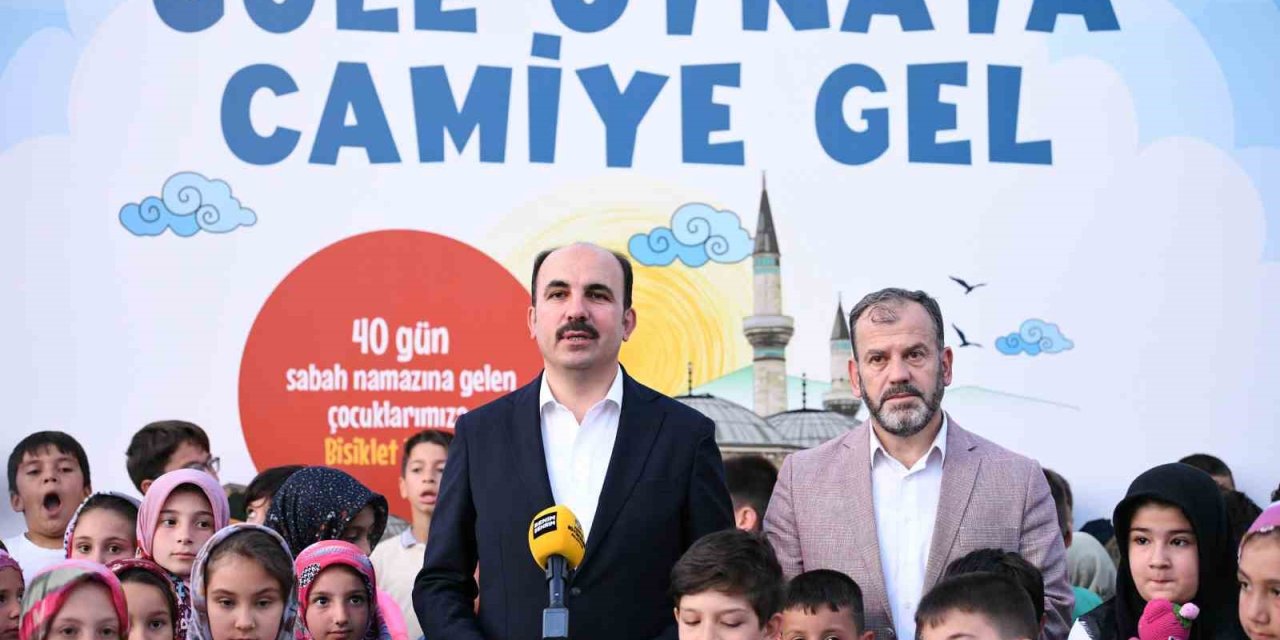 Başkan Altay "güle Oynaya Camiye Gel Projesi"nde Çocukların Sabah Namazı Heyecanına Ortak Oldu