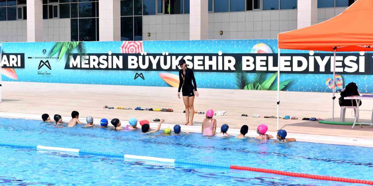 Mersin Büyükşehir Belediyesinin Yüzme Kursu Kayıtları Başladı