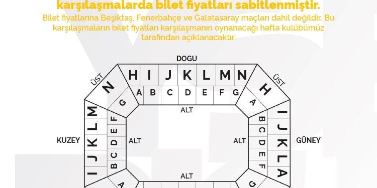 Kayserispor’da Bilet Fiyatları Sabitlendi