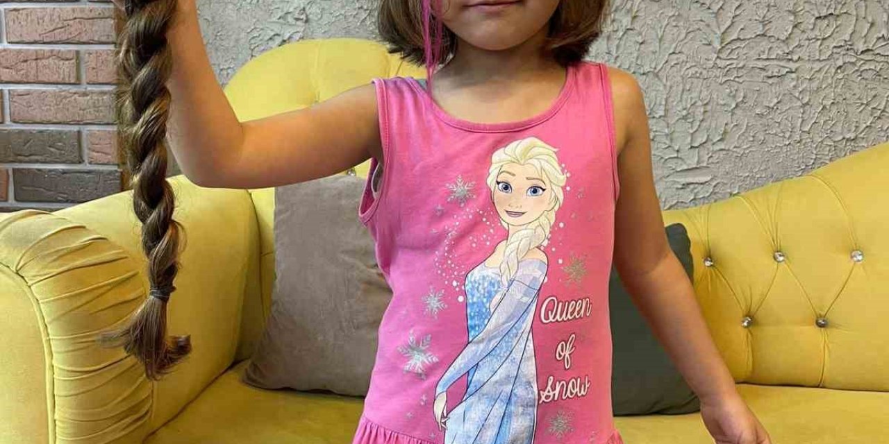 6 Yaşındaki Bilge’nin Saçları Kanserli Hastalara Saç Olacak