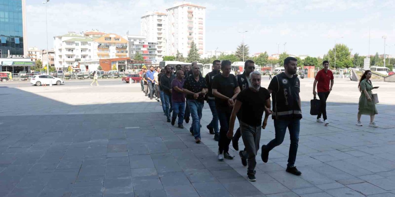 ’siyah İnci’ Operasyonunda 18 Şüpheli Adliyede