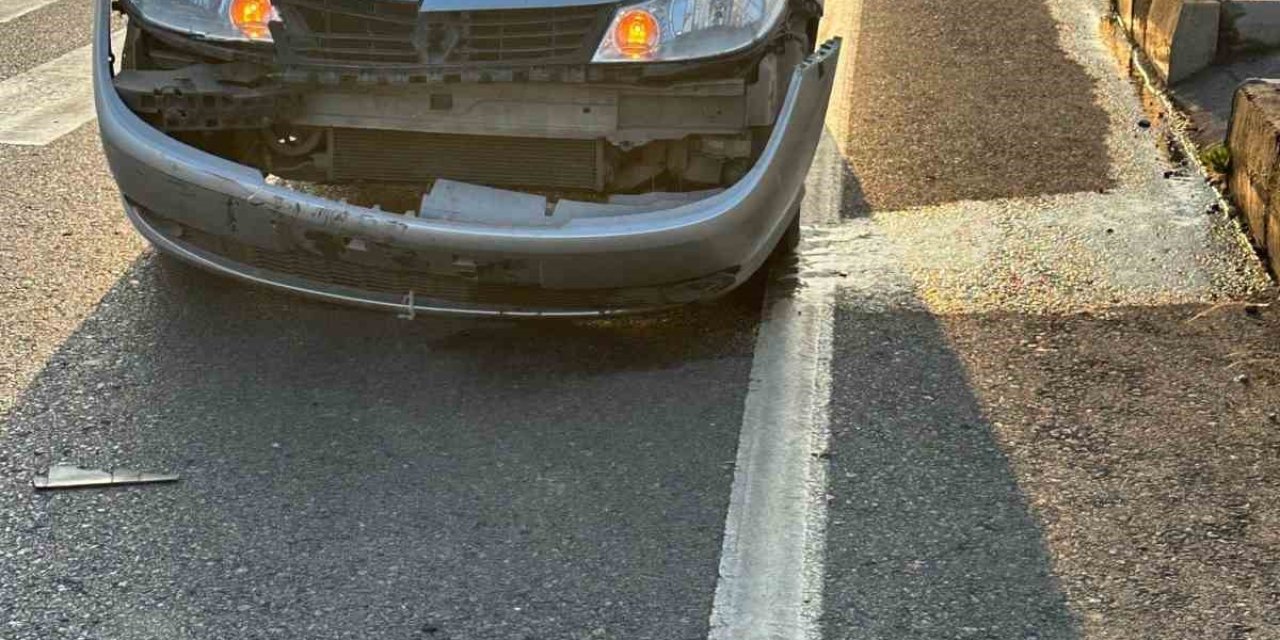 Seyir Halindeki Otomobile Arkadan Çarptı:1 Yaralı