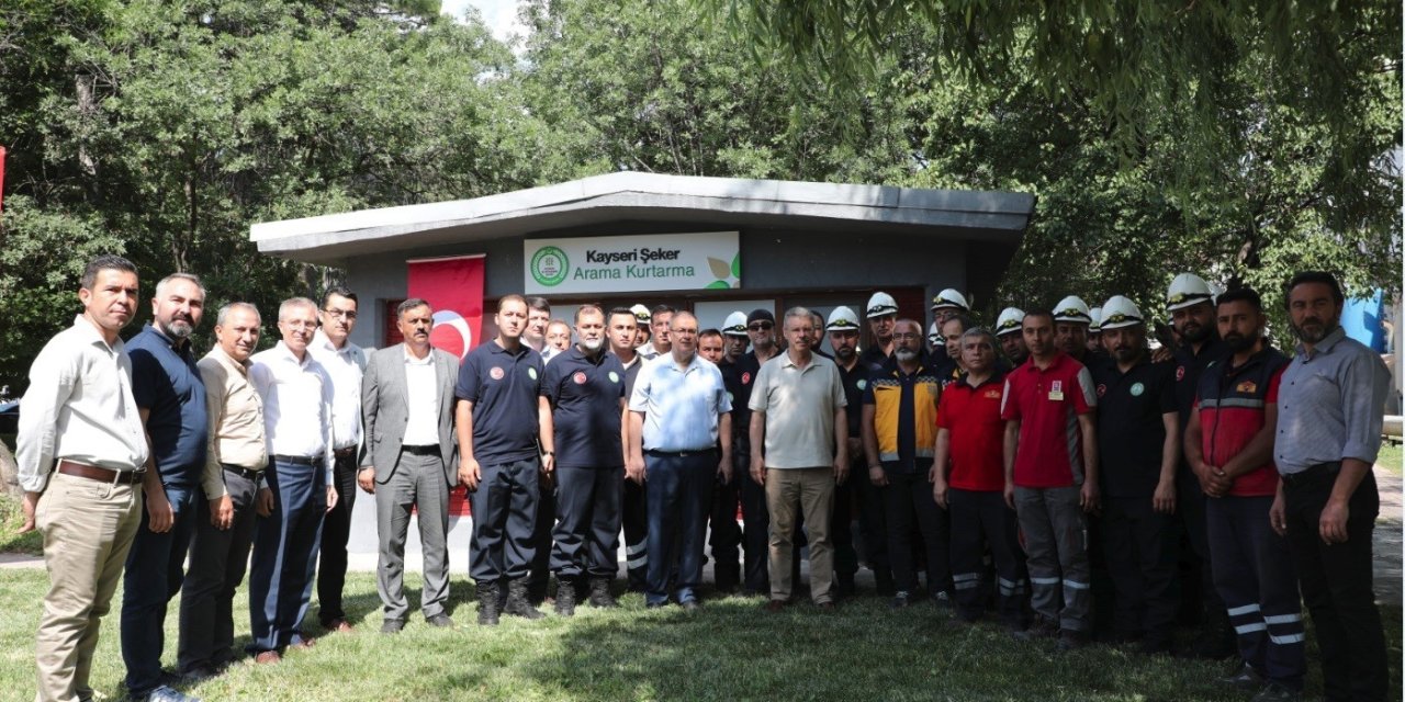 Kayseri Şeker ,’arama Kurtarma Birimi’ Kurdu