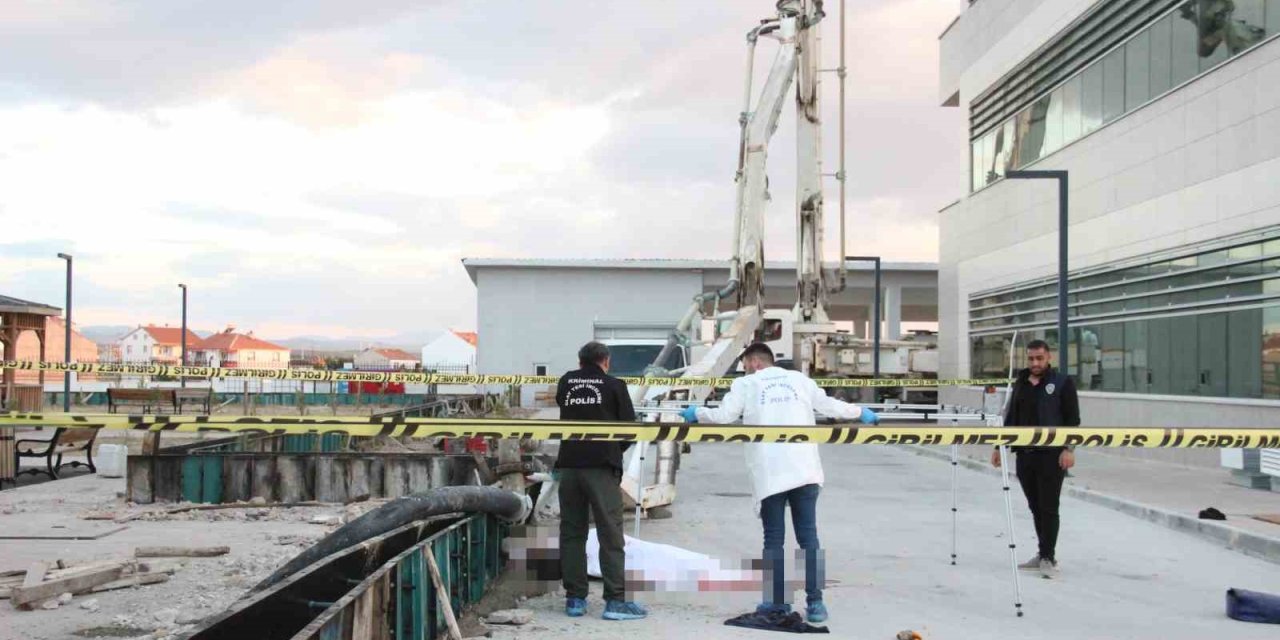 Karaman’da Beton Pompası Faciası: 1 Ölü, 2 Yaralı