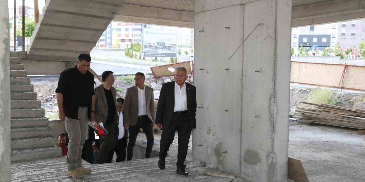 Başkan Büyükkılıç’tan İldem Ve Talas Sosyal Yaşam Merkezi Projelerine İnceleme