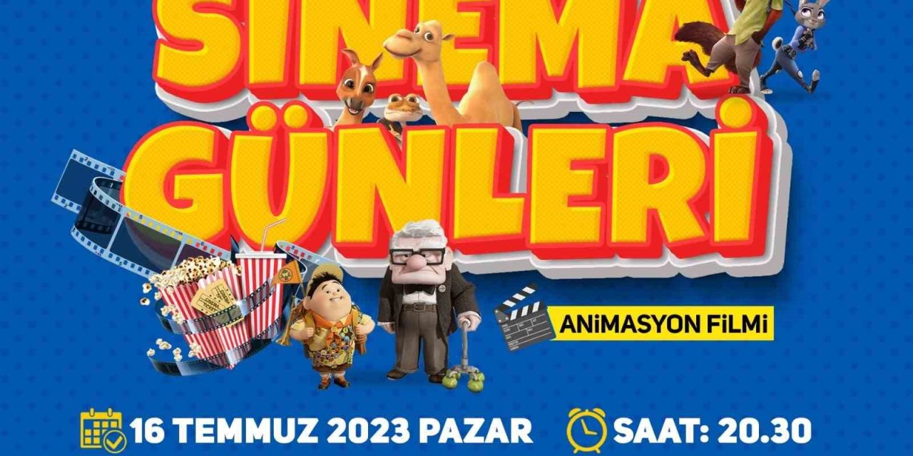 Melikgazi’de Açık Hava Sinema Günleri Başlıyor