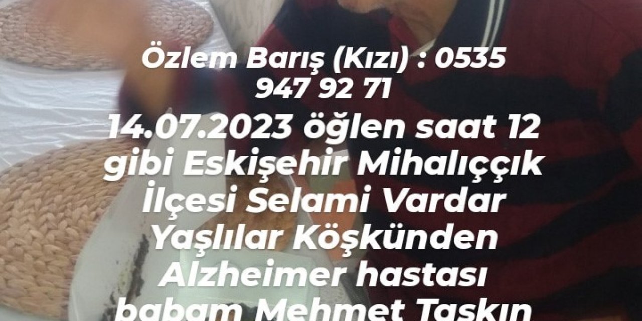 Eskişehir’de Kaybolan Yaşlı Adam Ölü Bulundu