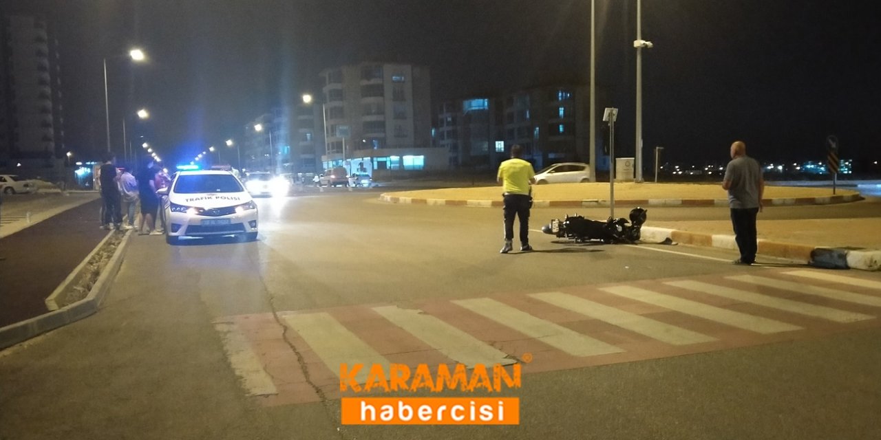 Karaman’da Motosiklet Kazaları