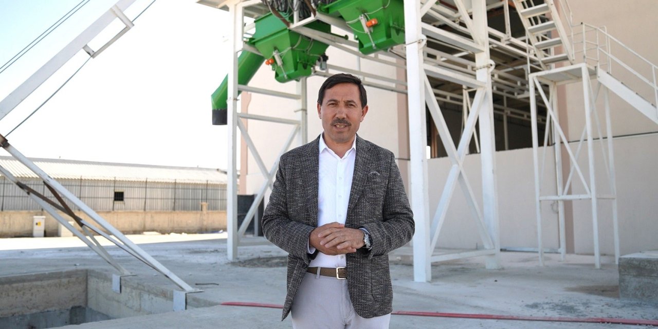 Karatay Belediyesi Beton Elemanları Fabrikası Kurdu