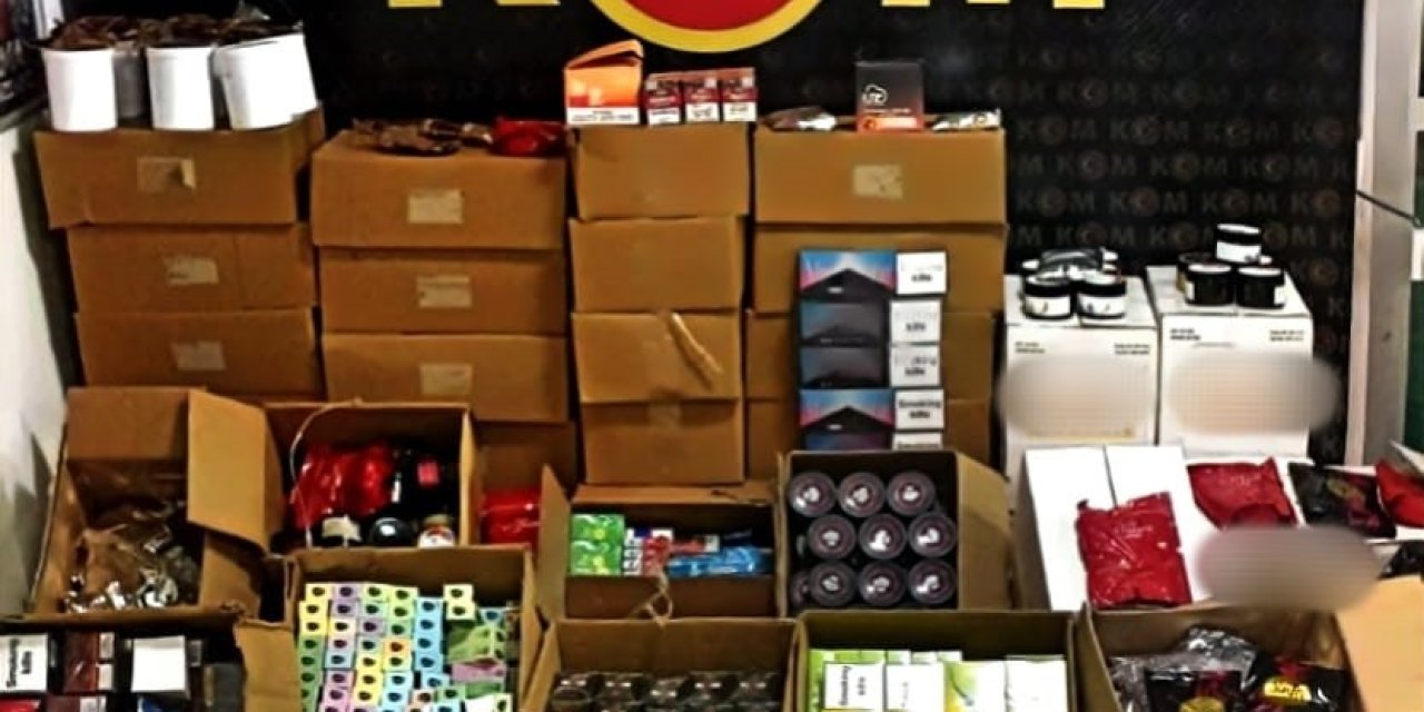 Antalya’da 600 Kilogram Nargile Tütünü Ele Geçirildi