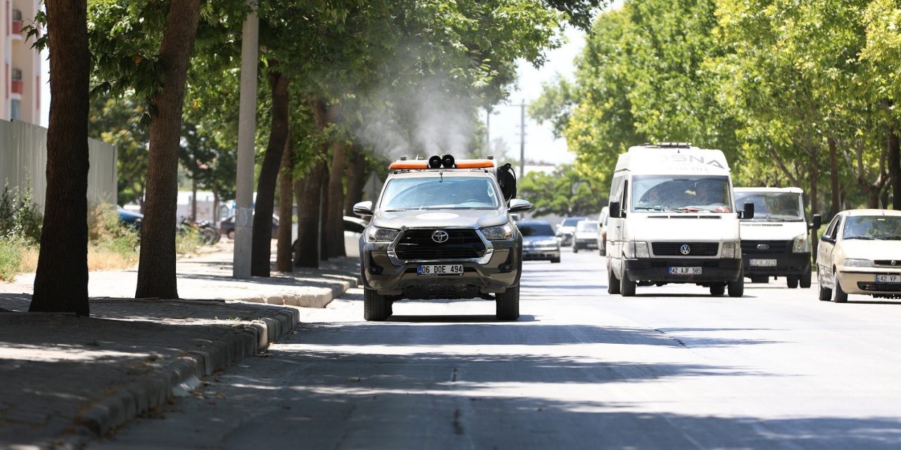 Karatay’da İlaçlama Çalışmaları 7/24 Sürüyor