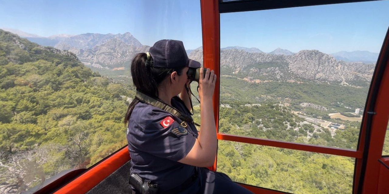 Antalya’da Jandarma Orman Denetimlerini Sıklaştırdı