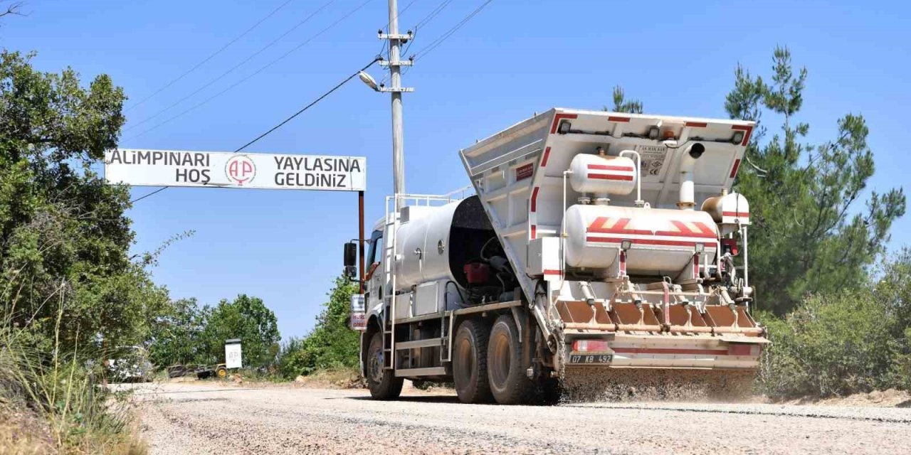 Konyaaltı Belediyesi, Alim Pınarı Yaylası’nın Yol Sorununu Çözdü
