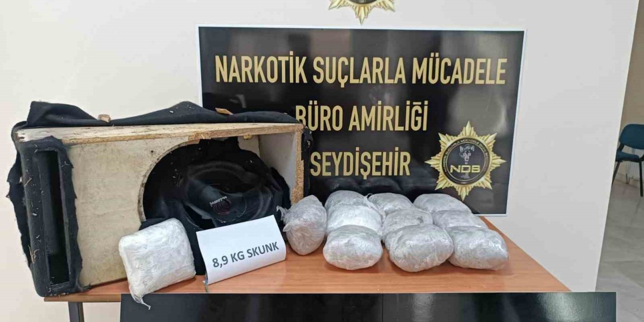 Ses Sistemine Gizlenmiş 9 Kilo Uyuşturucu Ele Geçirildi