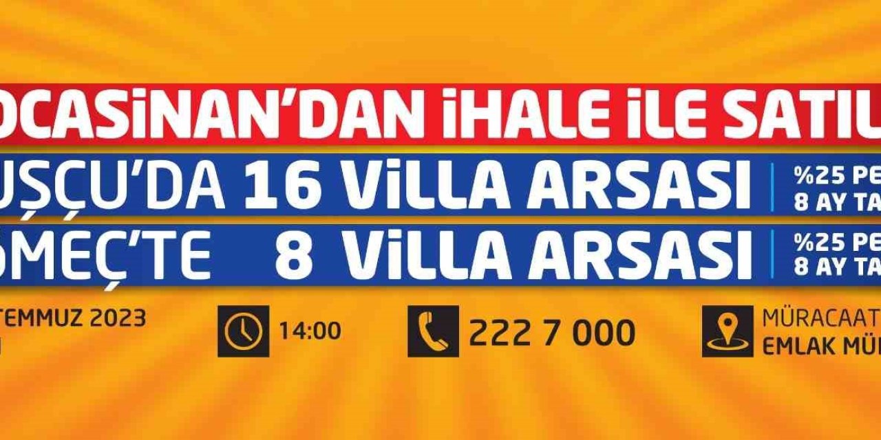 Kayseri’nin Denizinde Yüzde 25 Peşin, 8 Ay Taksitli Villa Arsası Fırsatı