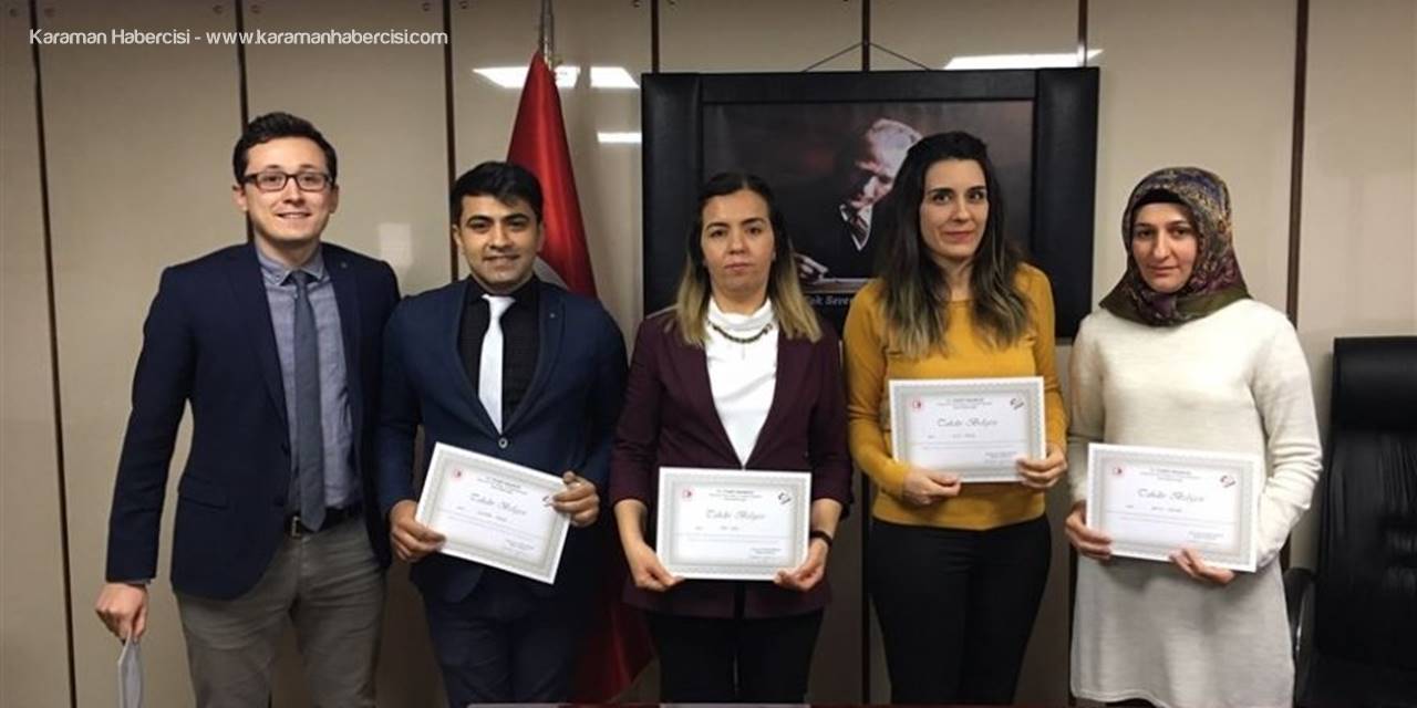 Karaman Tüketici Hakem Heyeti Üyelerine Takdir Belgesi Verildi