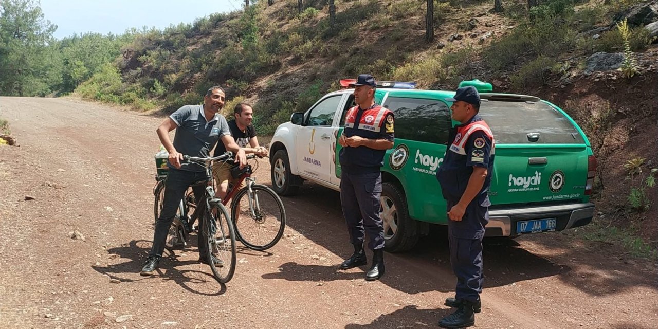 Antalya’da Jandarmadan Ormanlık Alanlara Girenlere Uyarı