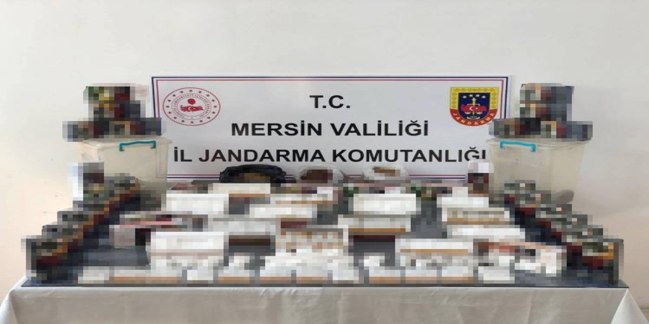 Mersin’de 11 Bin Kaçak Makaron Ele Geçirildi