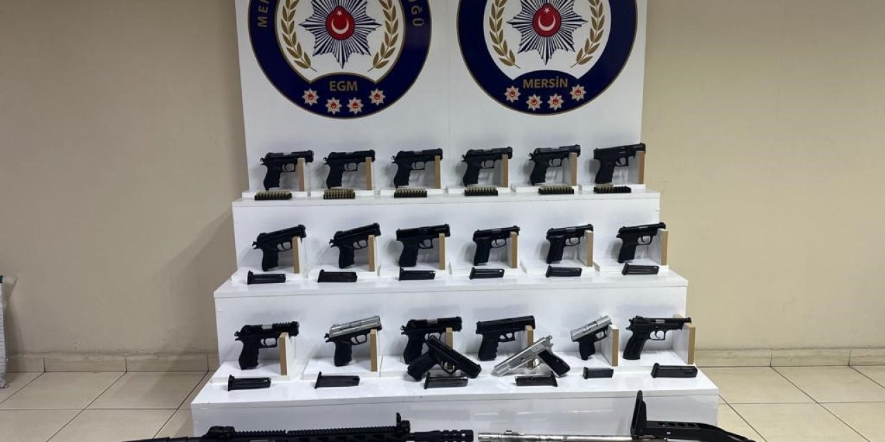 Mersin’de 7 Ayda Bin 220 Adet Tabanca Ele Geçirildi
