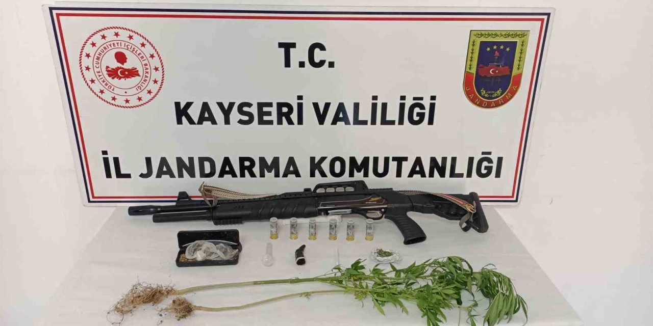 Bahçesinde Kenevir Yetiştiren Şahıs Jandarmadan Kaçamadı