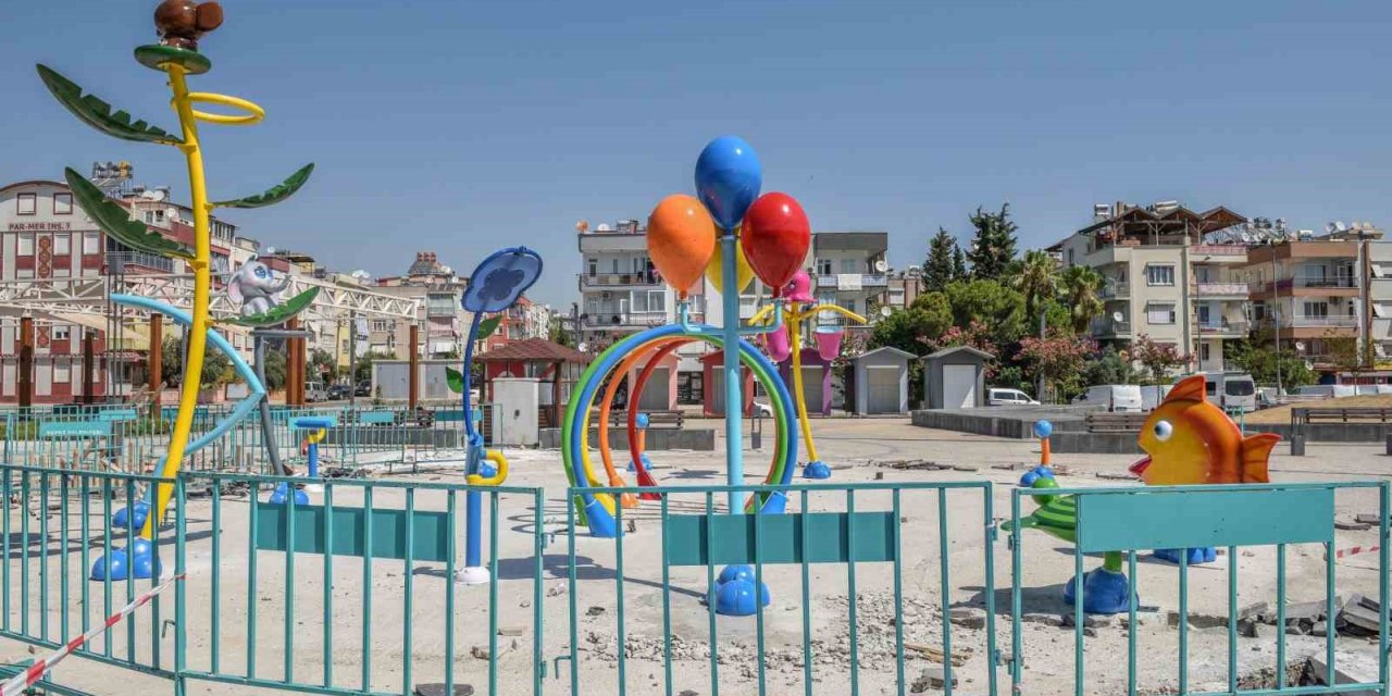 Kepez’de Çocuklara Su Oyun Parkı Yapılıyor