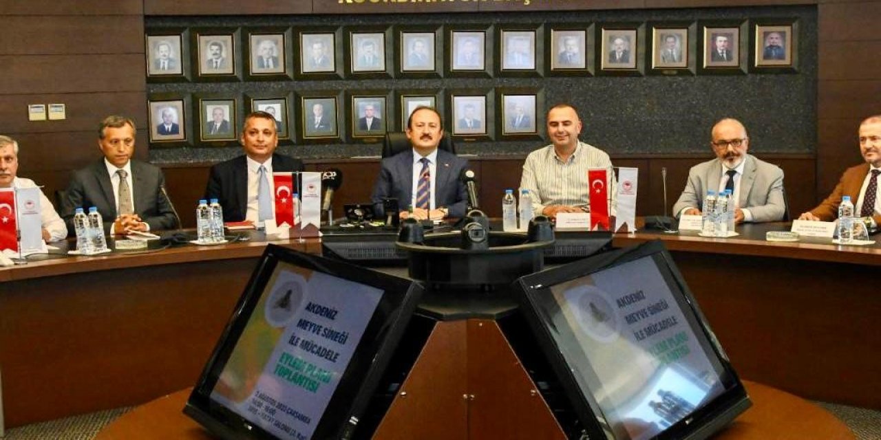 Mersin’de ’akdeniz Meyve Sineği İle Mücadele Eylem Planı’ Toplantısı Yapıldı