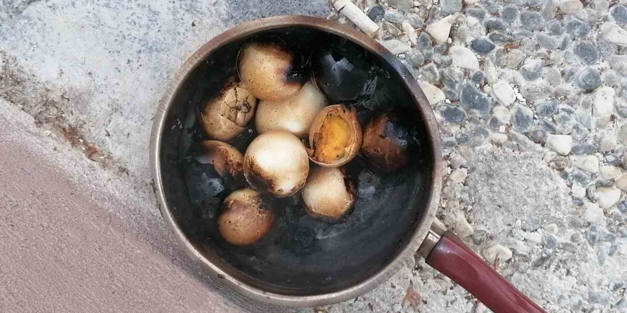 Ocakta Unutulan Yumurtalar İtfaiye Ve Polisi Alarma Geçirdi