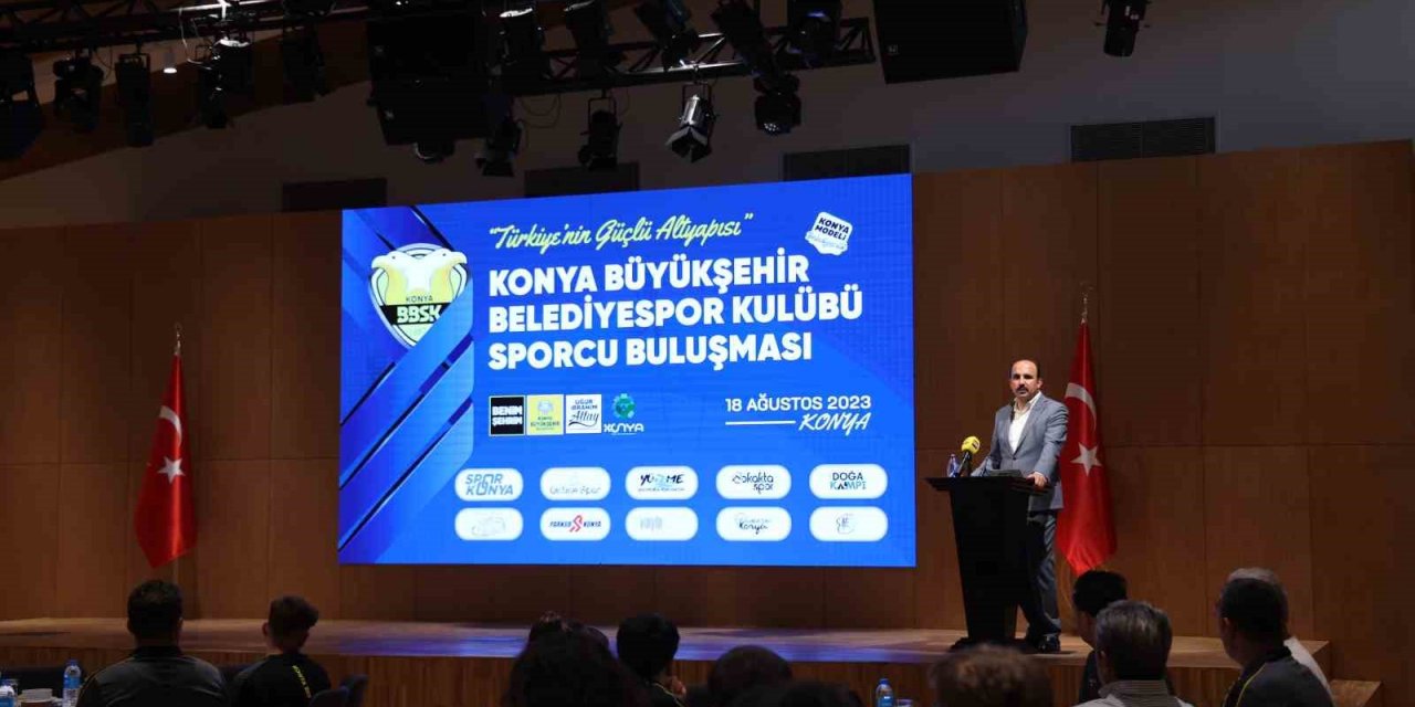 Başkan Altay, Konya Büyükşehir Belediyespor Kulübü Sporcularıyla Buluştu