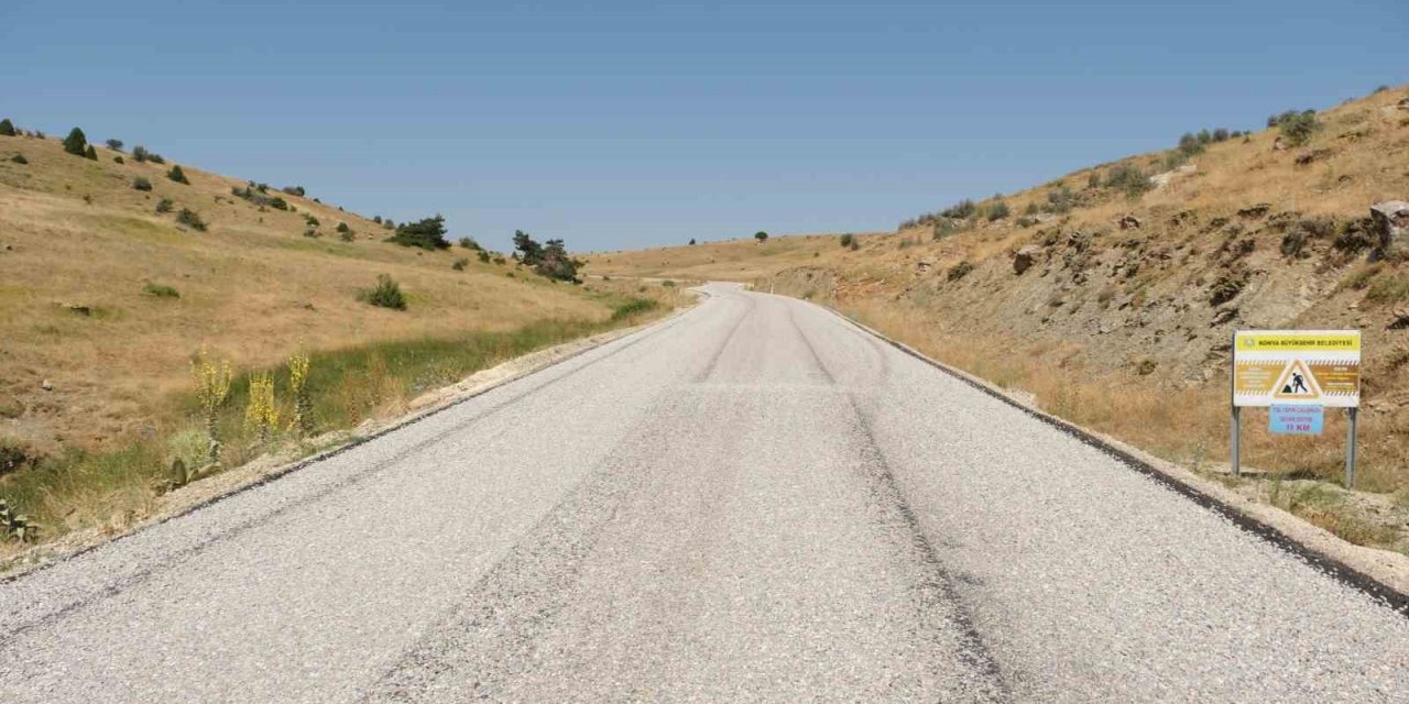 Ilgın’da 10 Kilometrelik Mahalle Yolunda Çalışmalar Tamamlandı