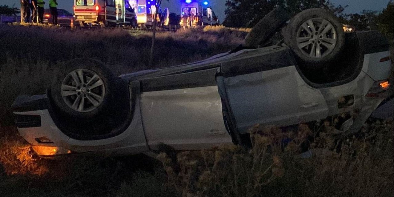 Konya’da 2 Otomobil Çarpıştı: 8 Yaralı