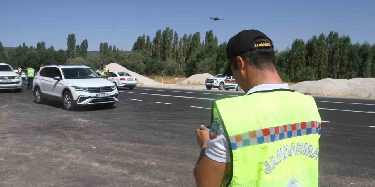 Jandarma Yeni Konya Antalya Kara Yolunda Dron Destekli Denetimlerini Artırdı