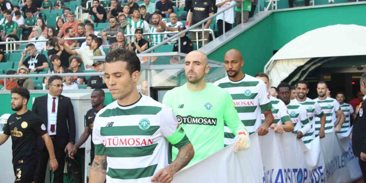 Trendyol Süper Lig: Konyaspor: 1 - Çaykur Rizespor: 0 (ilk Yarı)