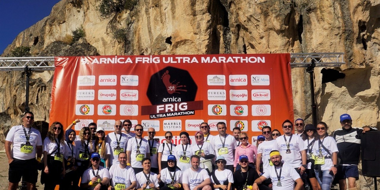 Oedaş 50 Çalışanıyla Frig Ultra Maratonu’na Katıldı