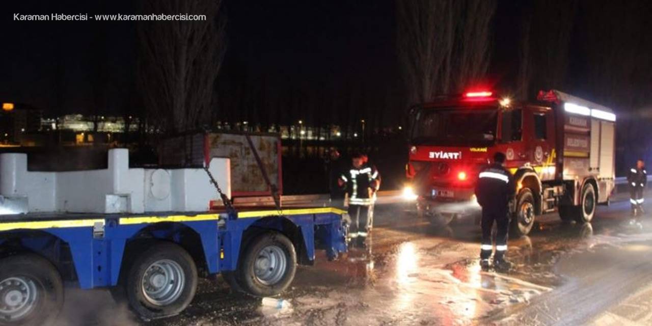 Karaman-Mersin Çevre Yolu Üzerinde Patlama Sesi