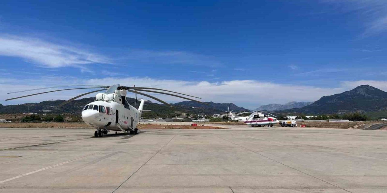 Yüz Binlerce Turistin Kullandığı Gazipaşa-alanya Havalimanı, Orman Yangınlarına Müdahalede Önemli Rol Oynuyor