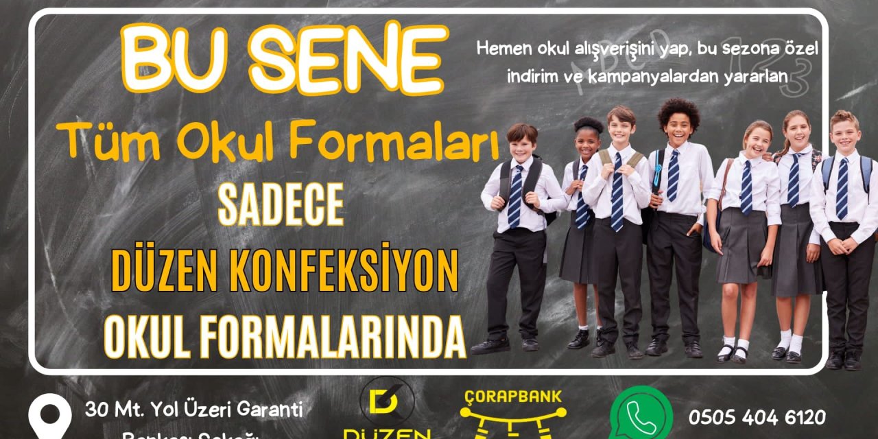 Karaman'da Okul Formalarının Adresi